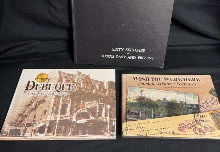 (3) Dubuque history books
