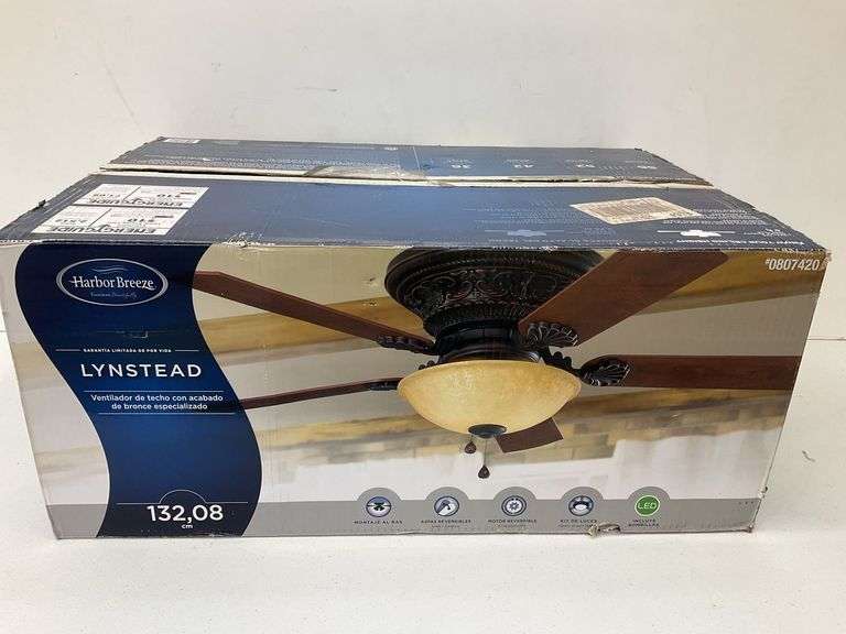 IN-BOX Inventory surplus reduction Online Auction - Ceiling fans, Window blinds, Pressure washers