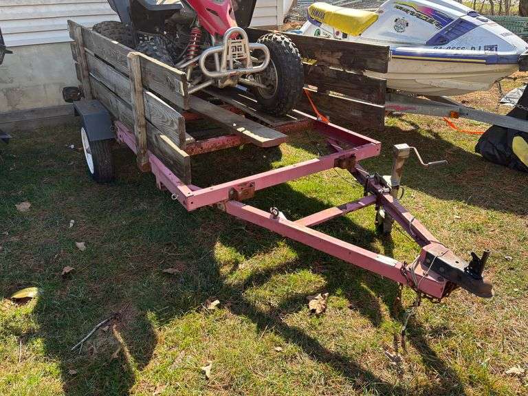 1982 Changzhou 4x8 4-Wheeler Trailer - WITH TITLE