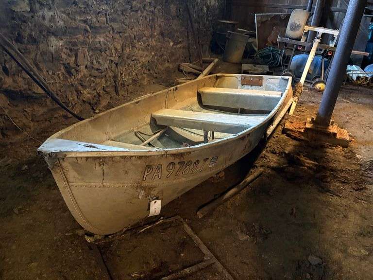 Early 90’s Sears Aluminum Boat
