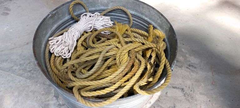 Washtub & Ropes