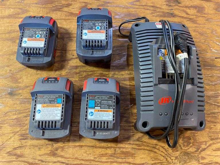 Ingersoll Rand Charger + Batteries