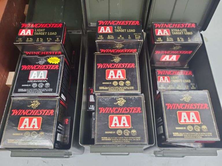 250 rds of WIN AA Target Loads in Ammo Cans - Kramer Auction LLC