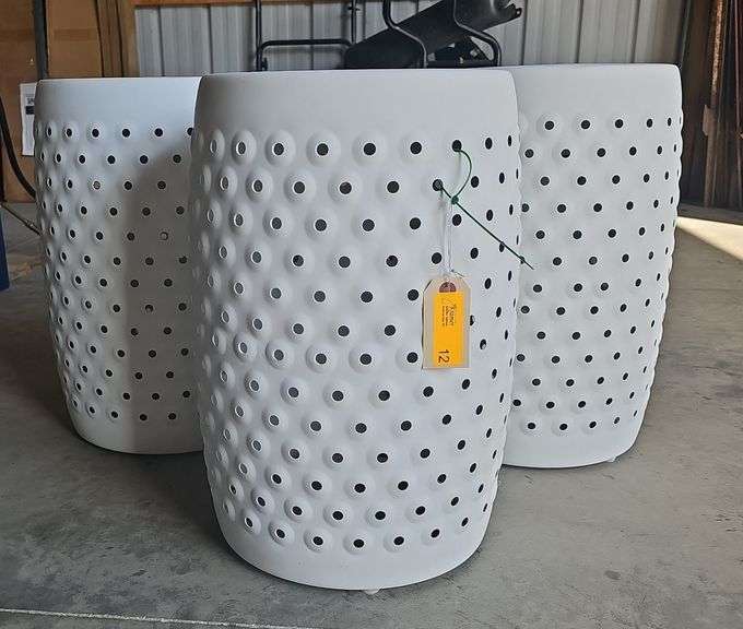 3 Decorative Patio/Plant Stands