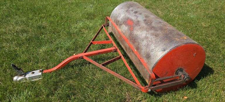 36" Homemade Yard Roller w/scraper attachment