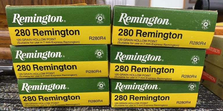 120 rds. Remington 280 Rem Ammo