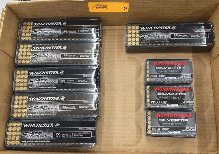 750 rds. Winchester 22LR Ammo