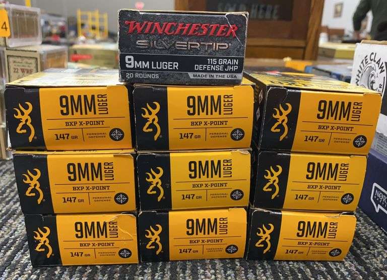 200 rds. 9mm Luger Defense Ammo