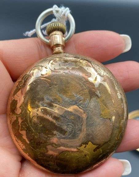 Waltham Multi Colored Dial Pocket Watch