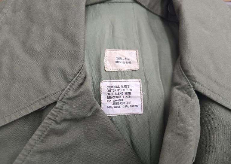 2 stacks of Military Uniforms w/Wool Overcoats - Kramer Auction LLC