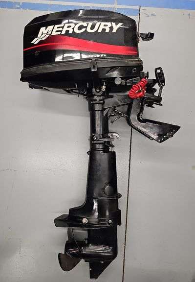 Mercury 4HP Outboard Boat Motor - Kramer Auction LLC
