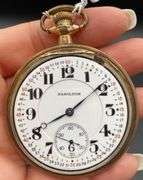 Engraved Hamilton Pocket Watch