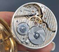 Engraved Hamilton Pocket Watch