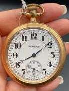 Engraved Hamilton Pocket Watch