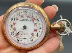 Waltham Multi Colored Dial Pocket Watch