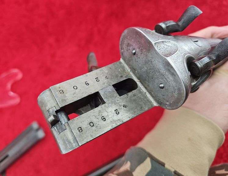 Antique W. Leech   Underlever   10 ga.   Shotgun