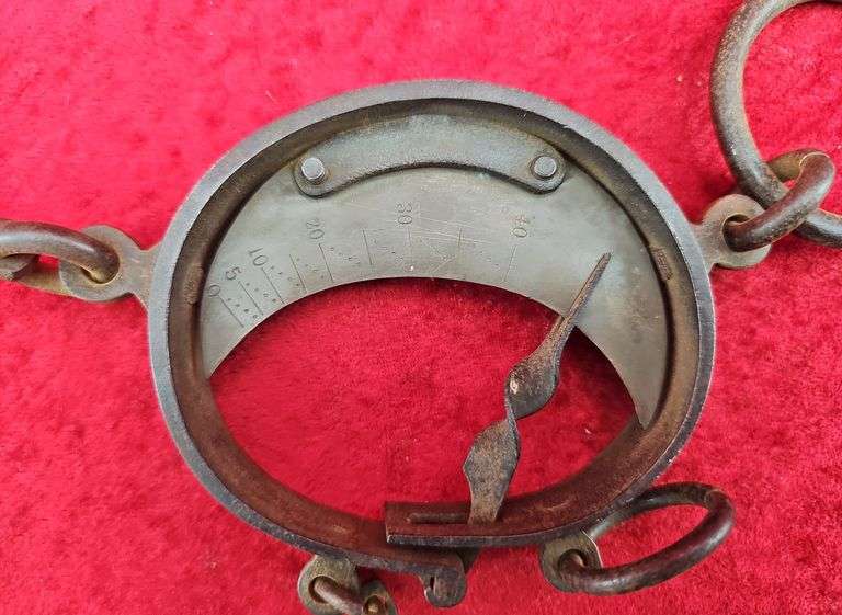 Antique Buffalo Hide Scale