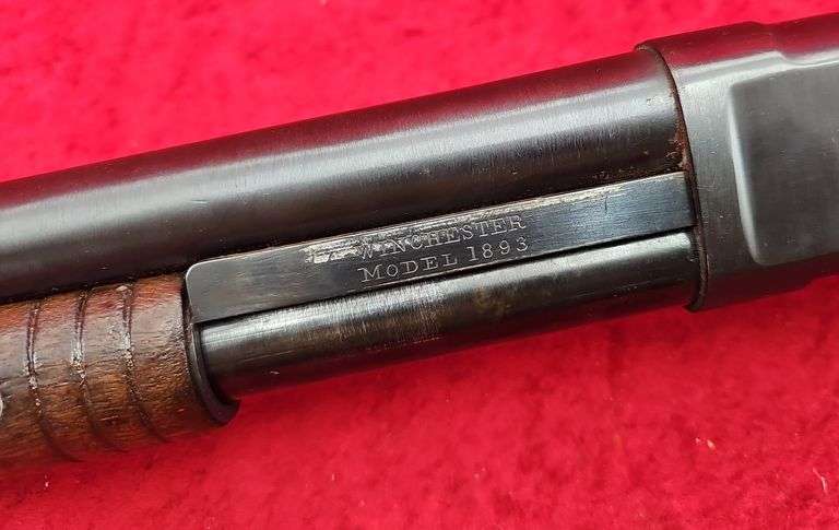 Antique Winchester  1893  12 ga.   Pump Shotgun
