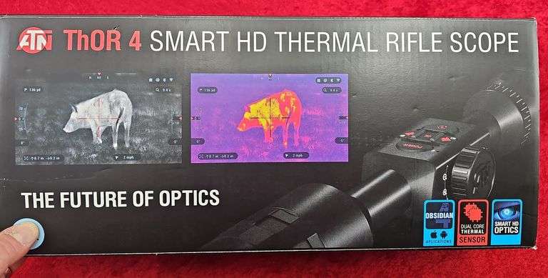 ATN ThOR No. 4 Smart HD Thermal Rifle Scope