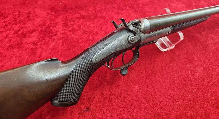 Antique W. Leech   Underlever   10 ga.   Shotgun