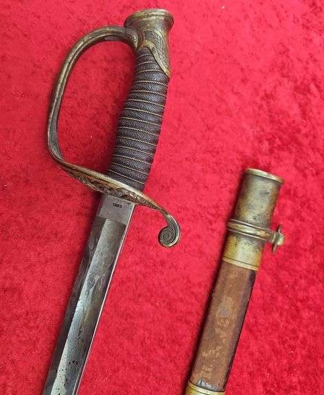Collins & Co. 1861 dated Officers Sword
