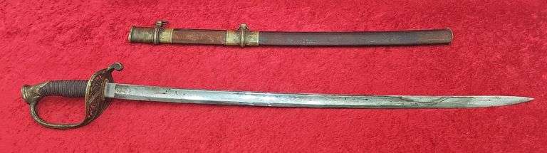 Collins & Co. 1861 dated Officers Sword