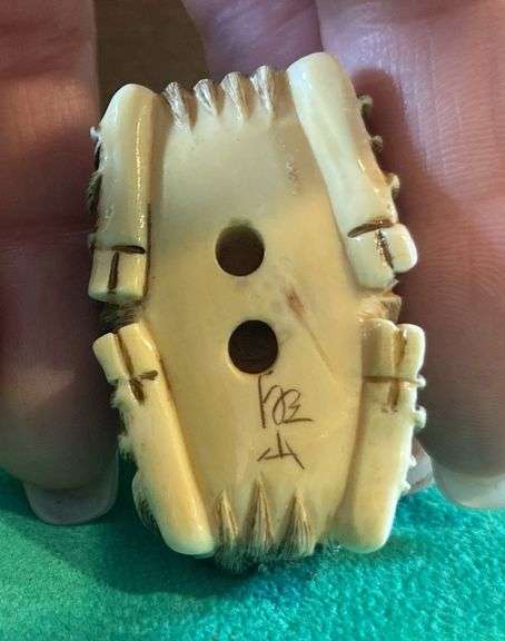 Netsuke Angora Goat Ivory/Bone