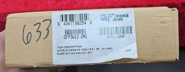 GForce  Model GFP3  12 ga.   Shotgun