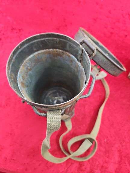 WWII German Ammo Can & Gas Mask Canister