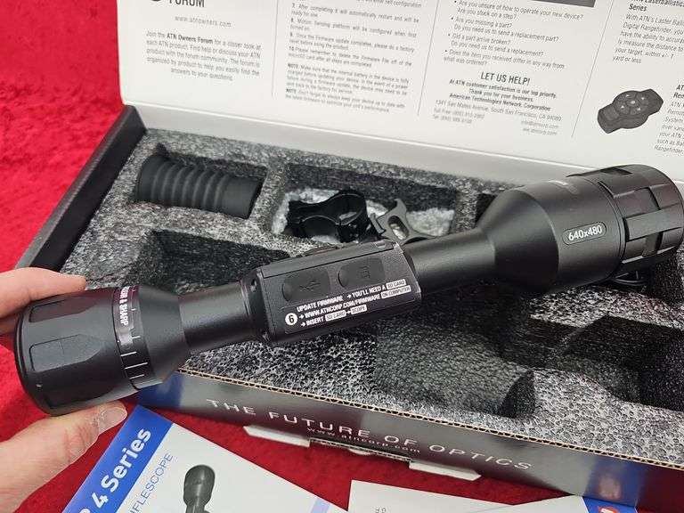 ATN ThOR No. 4 Smart HD Thermal Rifle Scope