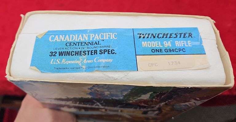Winchester  Canadian Pacific Cent.  32 spl.   Rifle