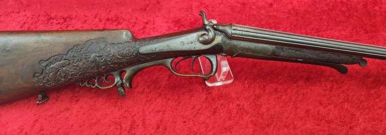 Fine Antique Bader  Dbl. Bbl.   16 ga.   w/Gold Decoration