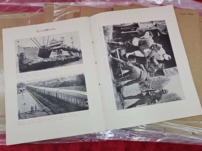 Set of 24 individual Picture Books of "Why America Won the War"