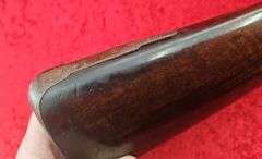 R. Hughes   Percussion Double  12 ga.   Shotgun