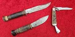 lot of 3 Marbles Hunting & Camp Knives