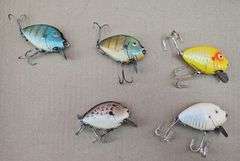 lot of 5 HEDDON Pumpkin Seed Lures