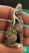 Netsuke Spotted Deer Ivory/Bone