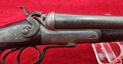 Antique W. Leech   Underlever   10 ga.   Shotgun
