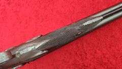 R. Hughes   Percussion Double  12 ga.   Shotgun