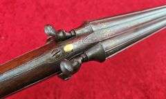 Fine Antique Bader  Dbl. Bbl.   16 ga.   w/Gold Decoration