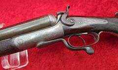 Antique W. Leech   Underlever   10 ga.   Shotgun