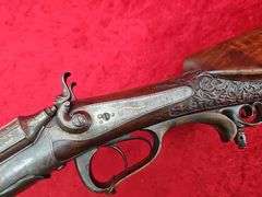 Fine Antique Bader  Dbl. Bbl.   16 ga.   w/Gold Decoration