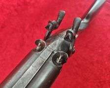 R. Hughes   Percussion Double  12 ga.   Shotgun