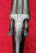 Antique W. Leech   Underlever   10 ga.   Shotgun