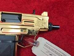 Cased & Engraved Action Arms Uzi Pistol