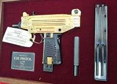 Cased & Engraved Action Arms Uzi Pistol