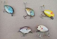 lot of 5 HEDDON Pumpkin Seed Lures