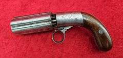 J.R. Coopers English Pepperbox 40 cal. Pistol