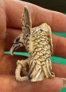 Netsuke Hawk Ivory/Bone