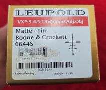 Leupold VX 3 4.5-14x40mm Adj. Obj. Rifle Scope